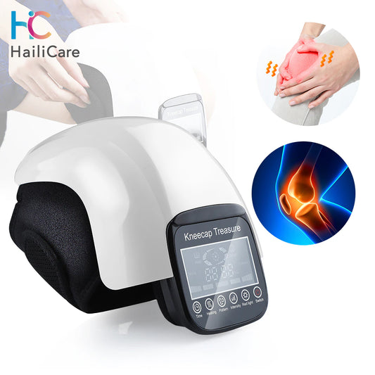 "Thermo Knee Therapy: Electric Infrared Heating & Massage System"