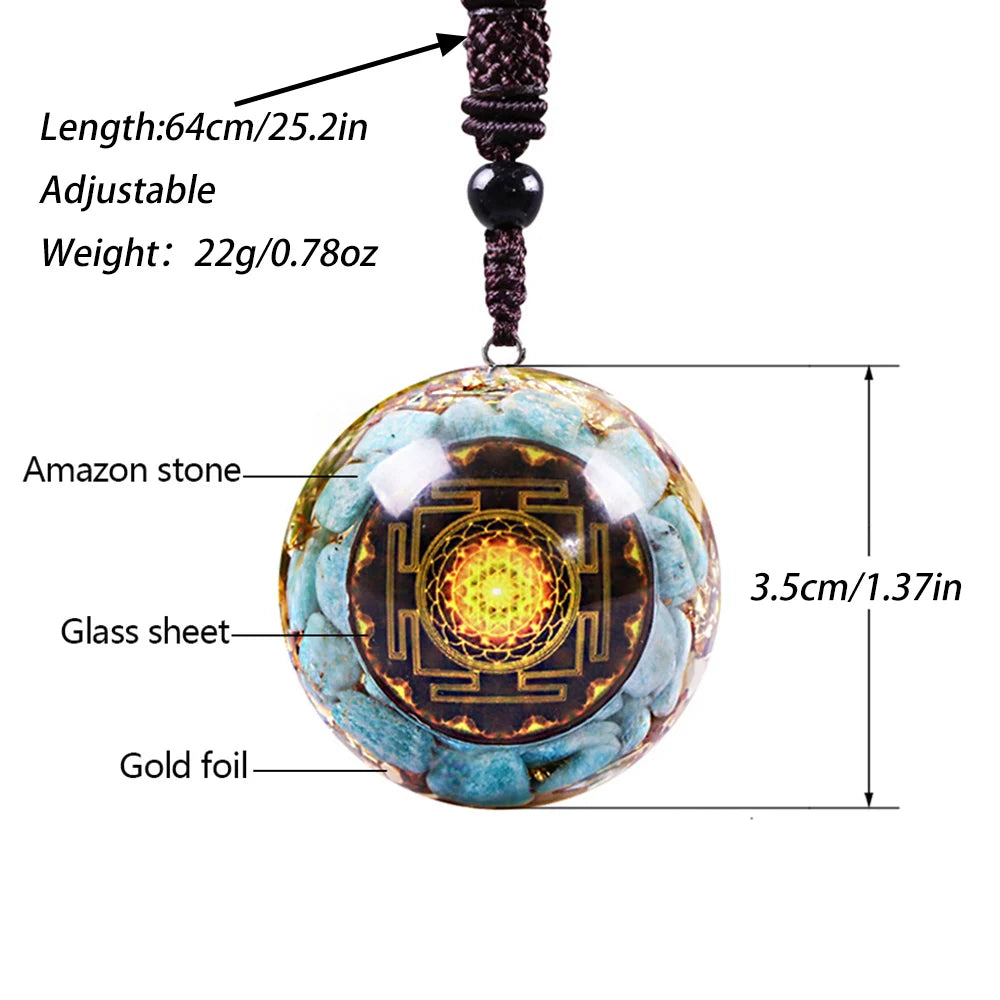 ZenAura Orgonite Pendant