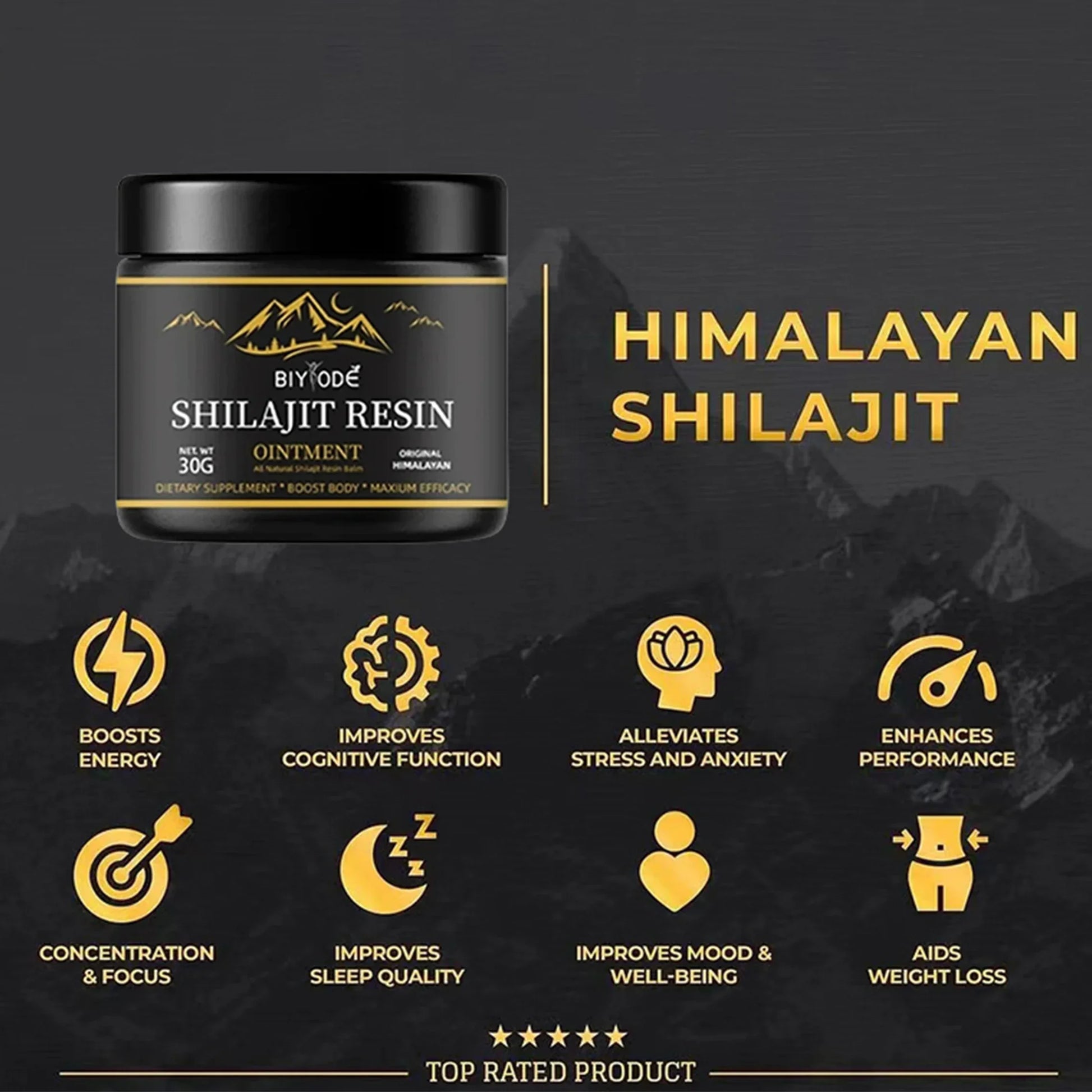 100% Himalayan Organic Shilajit 